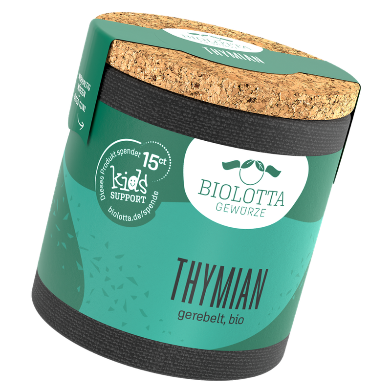 Biolotta Biolotta Korkdose Thymian gerebelt, bio - Produktbild