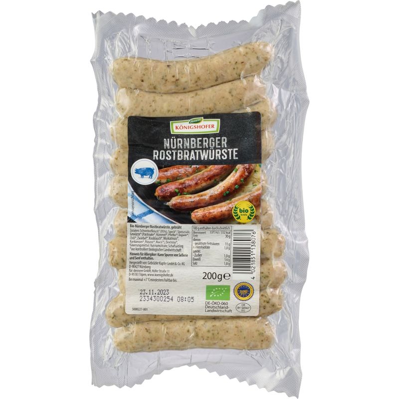 Königshofer Nürnberger Rostbratwürste - Produktbild