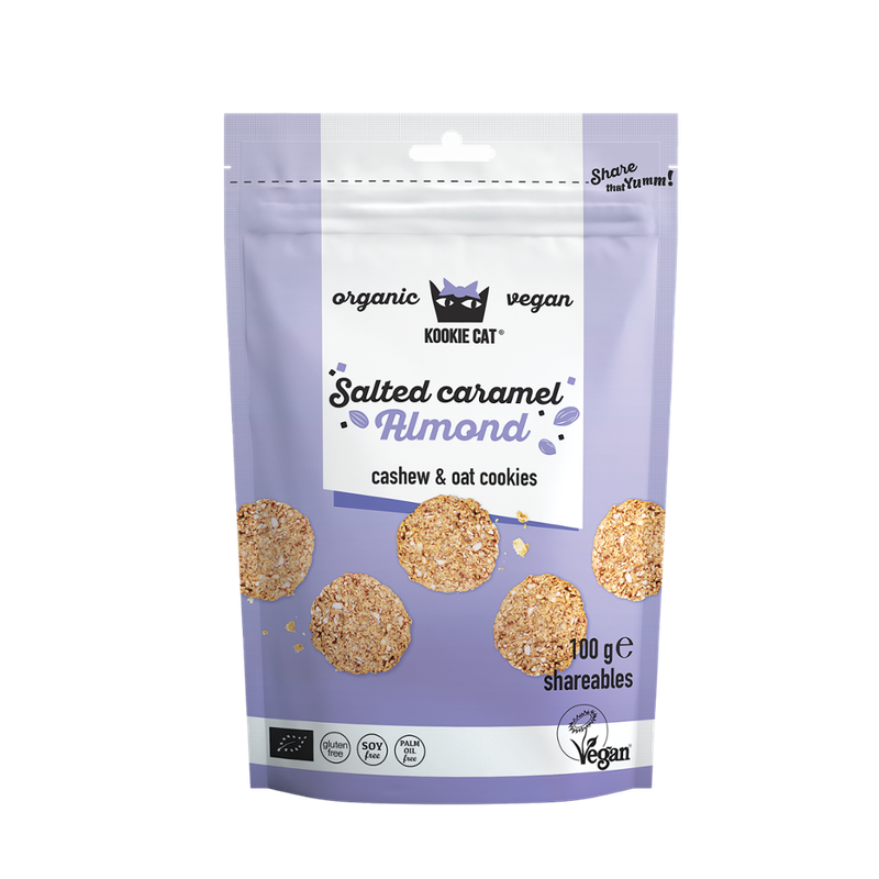 KookieCat KookieCat Shareables Salted Caramel Almond, 100g - Produktbild