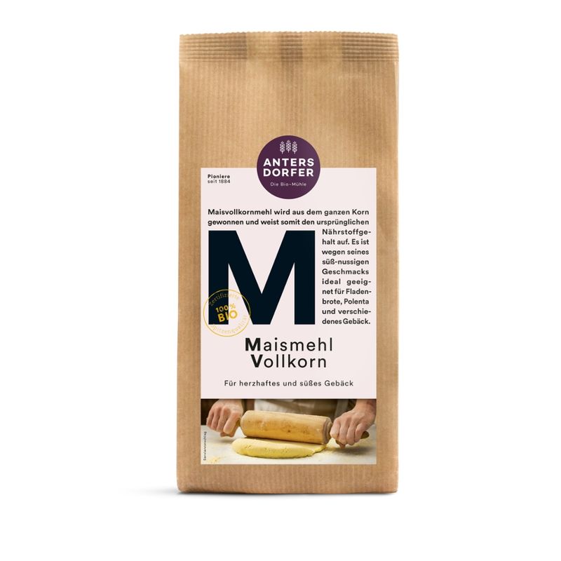 Antersdorfer - Die Bio-Mühle Bio Maismehl Vollkorn - Produktbild
