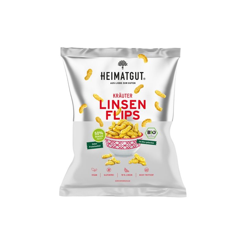 Heimatgut Bio Linsen Flips Kräuter, glutenfrei - Produktbild