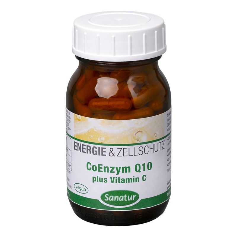 Sanatur CoEnzym Q10 plus Vitamin C 100 Kapseln - Produktbild