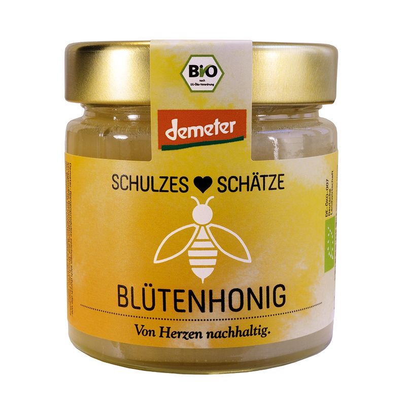 Schulzes Schätze Demeter-Blütenhonig 250g - Produktbild