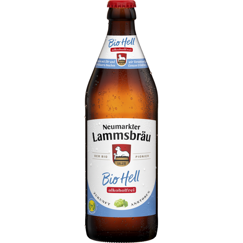 Neumarkter Lammsbräu Neumarkter Lammsbräu Bio Hell alkoholfrei 0,5l - Produktbild