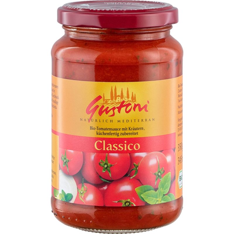 Gustoni Tomatensauce mit Kräutern, küchenfertig zubereitet - Produktbild