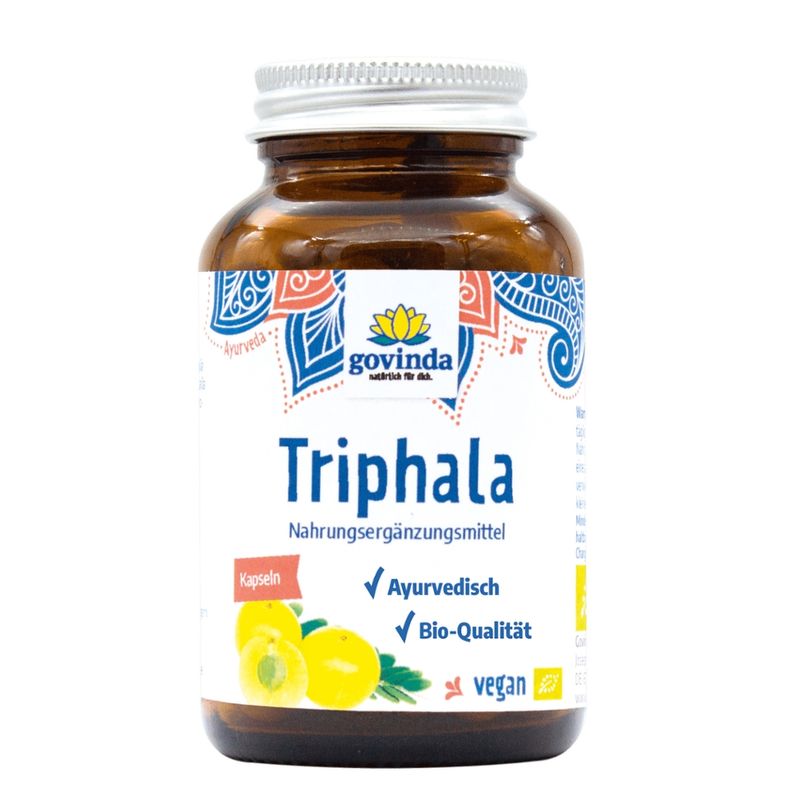 Govinda Bio Triphala-Kapseln 45 g - Produktbild