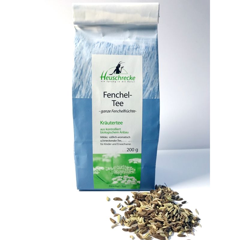 Heuschrecke Fenchel, ganz, Mischung 200g, kbA - Produktbild