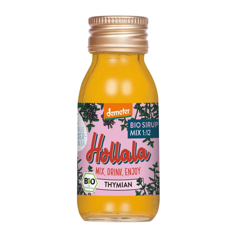 Hollala HOLLALA - Bio (Demeter) Sirup Thymian 60ml - Produktbild