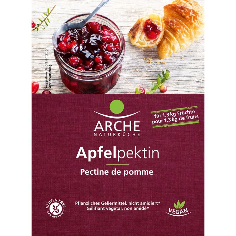 Arche Naturküche Apfelpektin, Pectine de pomme, sans gluten - Produktbild