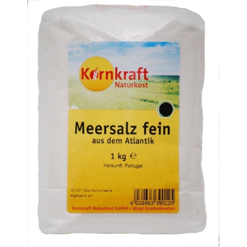 Kornkraft Atlantik-Meersalz, fein - Produktbild