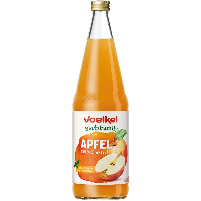 Voelkel Bio Family Apfel 100% Direktsaft - Produktbild