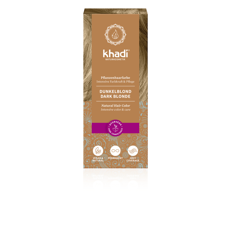 khadi Naturprodukte khadi Pflanzenhaarfarbe Dunkelblond - Produktbild