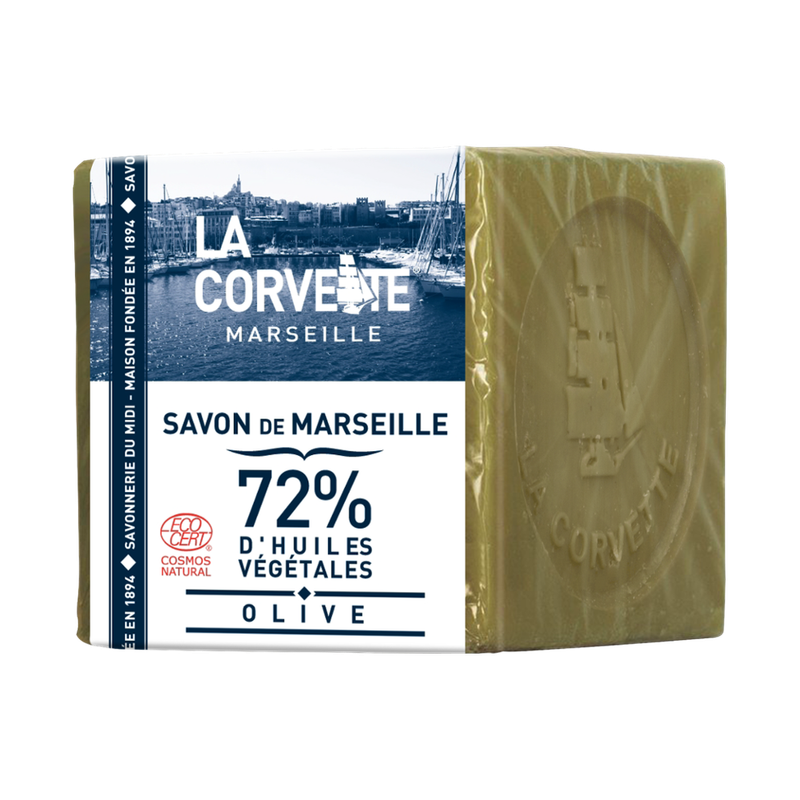LA CORVETTE Savon de Marseille, Seife Olive-Marseille 300g • Marke: LA CORVETTE vom franz. Hersteller: La Savonnerie du Midi in Marseille - Produktbild