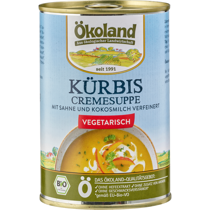 ÖKOLAND Kürbis-Cremesuppe - Produktbild