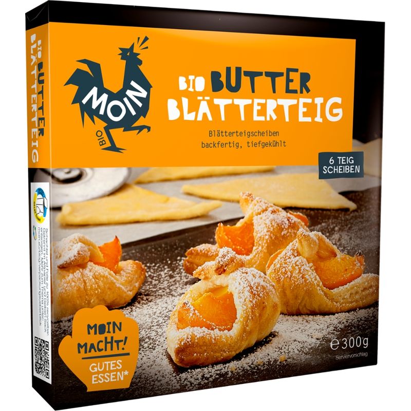 Moin Bio Backwaren Bio Butter Blätterteig - Produktbild