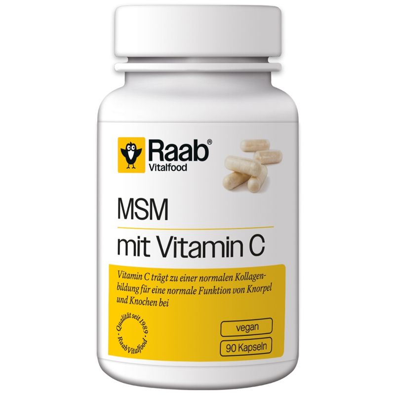 Raab Vitalfood MSM 90 Kapseln - Produktbild