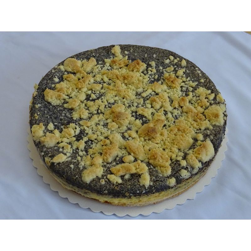 Biokonditorei & Bäckerei Bucheckchen Bio Mohnkuchen rund - Produktbild