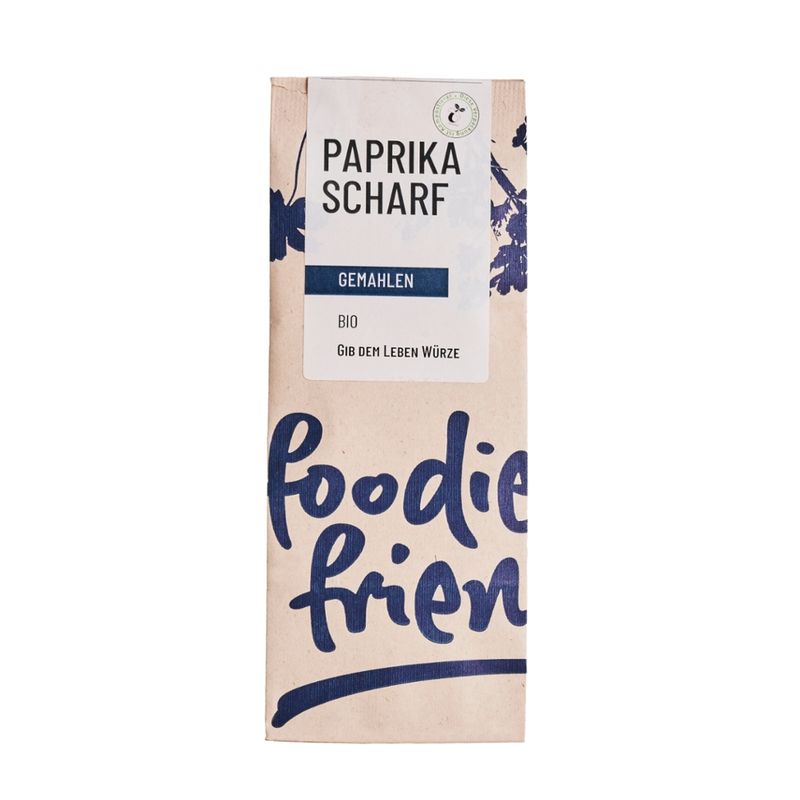 foodie & friends BIO Paprika rosenscharf gemahlen in einer kompostierbaren Tüte - Produktbild