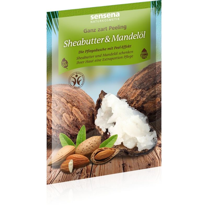 sensena Naturkosmetik Ganz Zart Peeling "Sheabutter & Mandelöl" - Produktbild