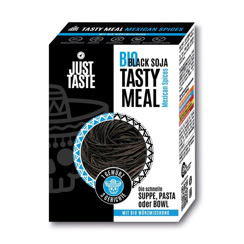 Just Taste Bio Black Bean Mexican Spices Tasty Meal - Produktbild