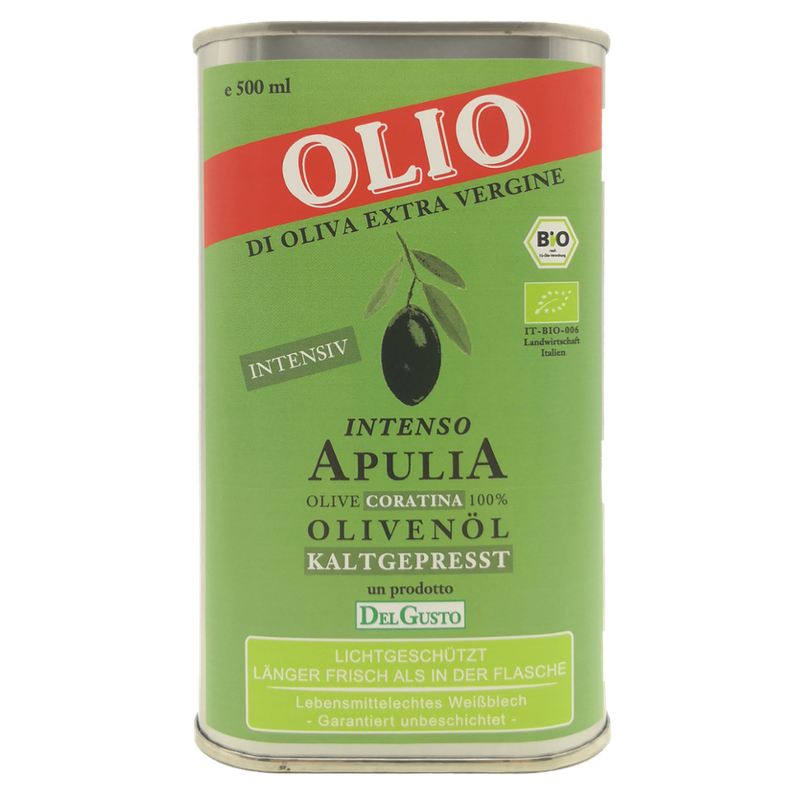 DelGusto Olivenöl INTENSO extra vergine intensiv - Produktbild