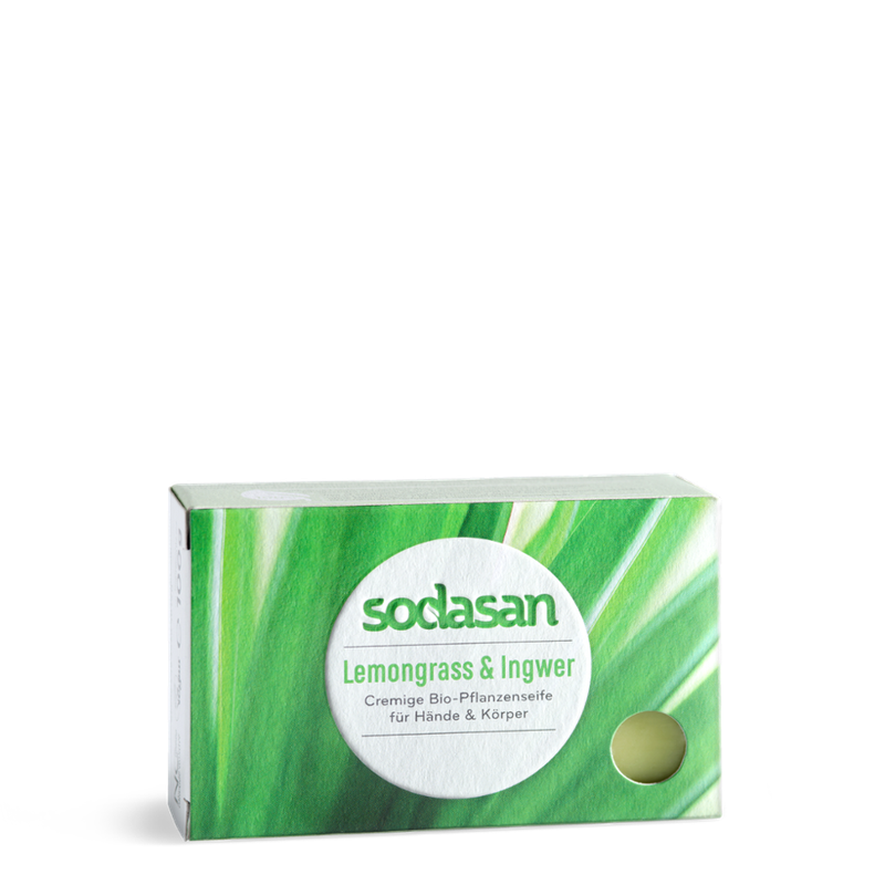 sodasan Bar Soap Lemongrass & Ginger - Produktbild