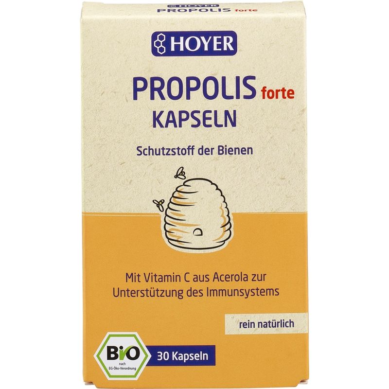 HOYER Propolis forte Kapseln BIO - Produktbild