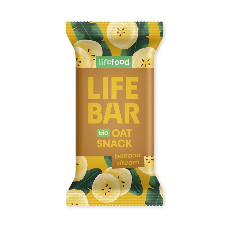 Lifefood  Lifefood Lifebar Oat Snack Banana Dream BIO - Produktbild