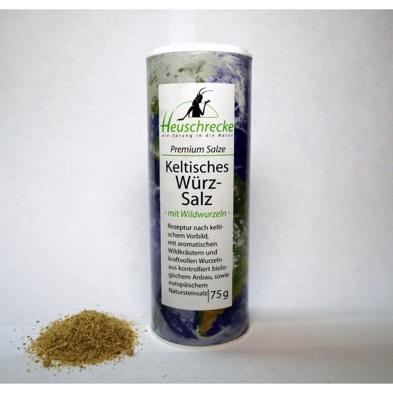 Heuschrecke Keltisches Würzsalz, kbA, Dose - Produktbild