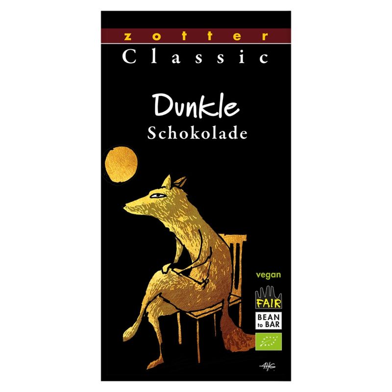 Zotter Schokolade Classic Dunkle Schokolade - Produktbild