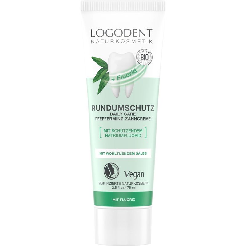 Logona EXTRAFRISCHER RUNDUMSCHUTZ daily care Zahncreme - Produktbild