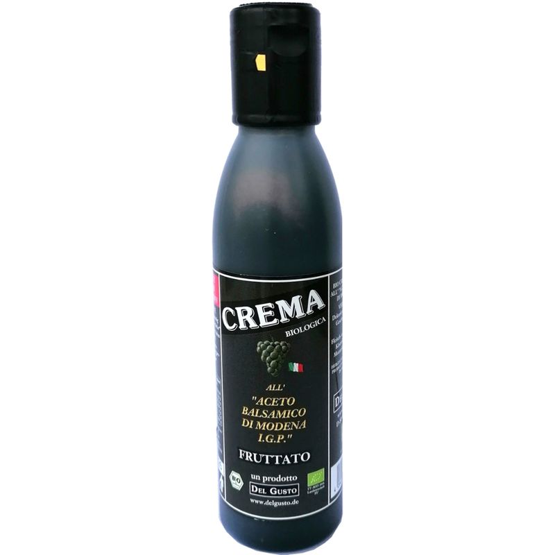 DelGusto CREMA ROSSA all´Aceto Balsamico di Modena I.G.P. -Bio  Vegan - dunkle Crema - Produktbild