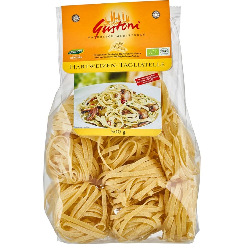 Gustoni Hartweizen-Tagliatelle, Original italienische Hartweizen-Pasta - Produktbild