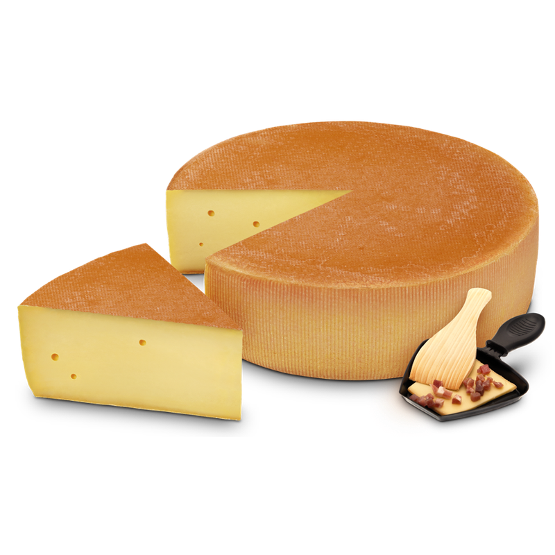Käserebellen Bio Raclette Rebell, Schnittkäse 48% Fett i.Tr., aus Bio-Bergbauern-Heumilch g.t.S., 1/2 Laib ca. 3 kg - Produktbild