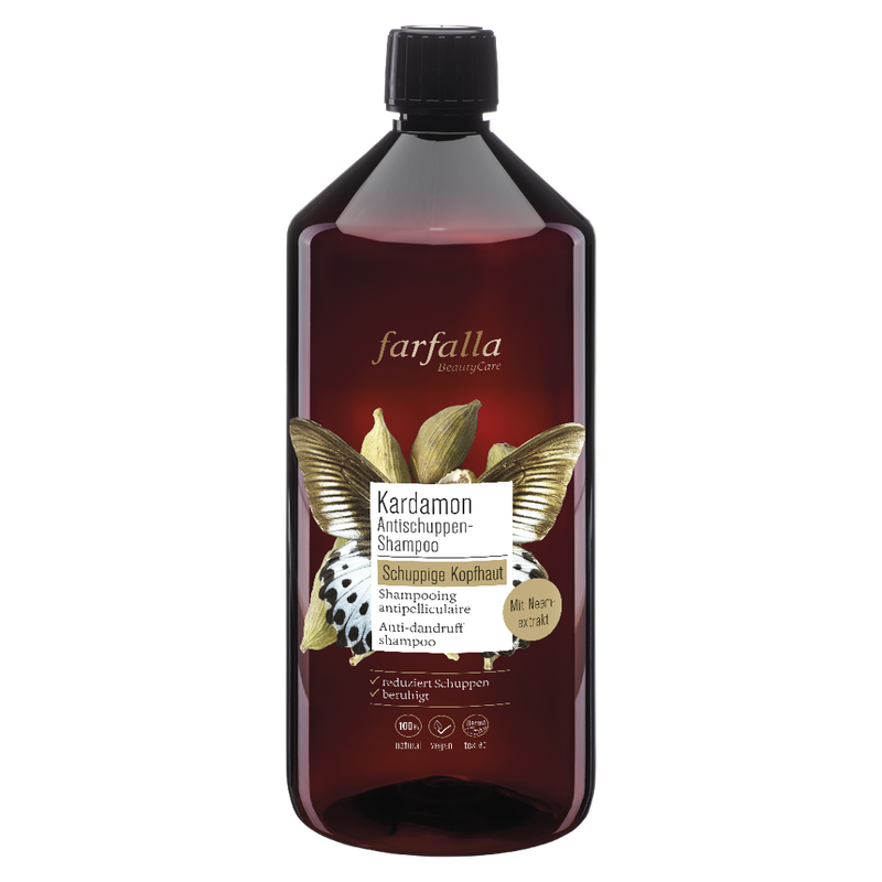 farfalla Kardamom, Antischuppen-Shampoo 1000ml - Produktbild