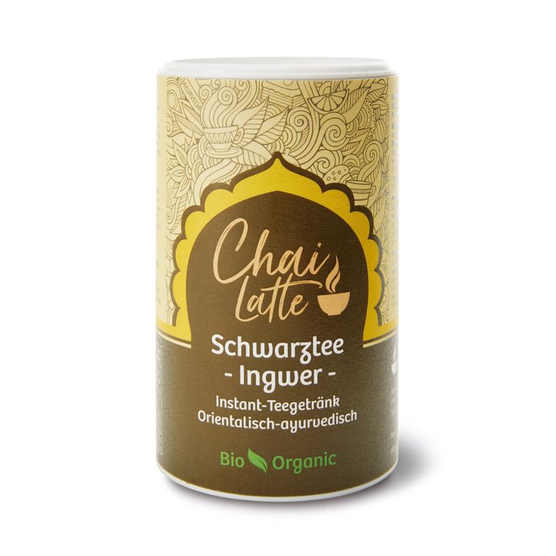 Classic Ayurveda Chai Latte Schwarztee - Ingwer, bio, 220 g - Produktbild