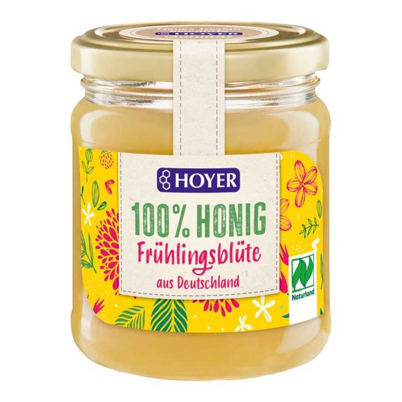 HOYER Frühlingsblütenhonig NATURLAND - Produktbild