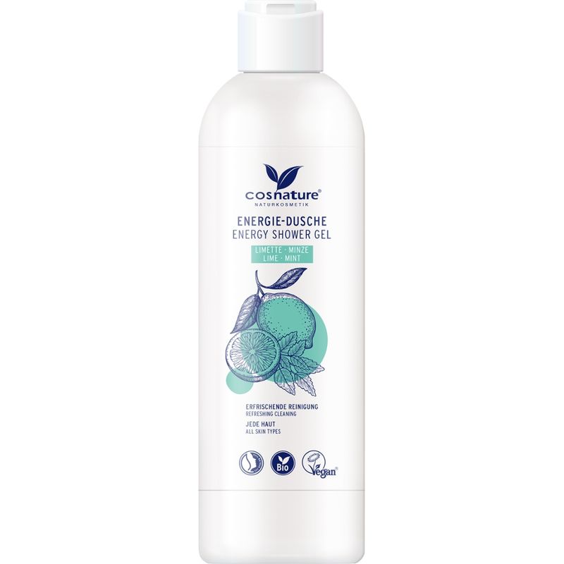 Cosnature  Energie-Dusche Limette & Minze 250 ml - Produktbild