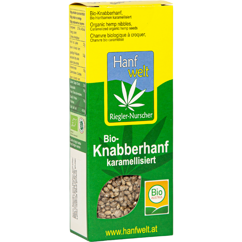 Hanfwelt Bio-Knabberhanf karamellisiert 75g - Produktbild