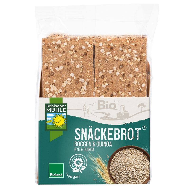 Bohlsener Mühle Snäckebrot Roggen & Quinoa - Produktbild