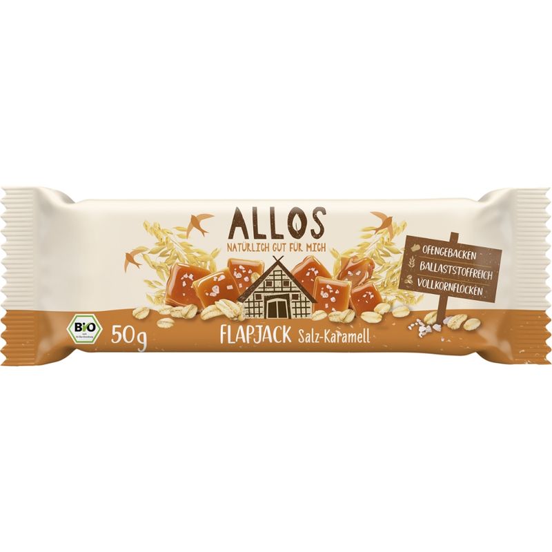 Allos Flapjack Salz-Karamell - Produktbild