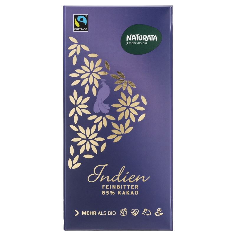 NATURATA Indien Feinbitter 85% - Produktbild