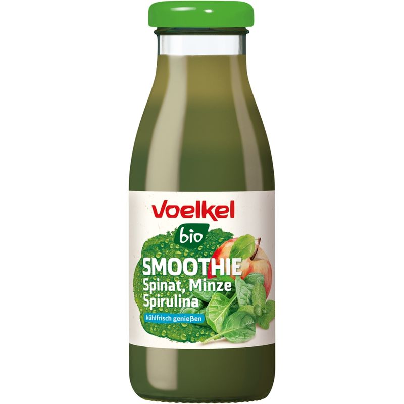 Voelkel Smoothie Spinat Minze Spirulina, kühlpflichtig - Produktbild