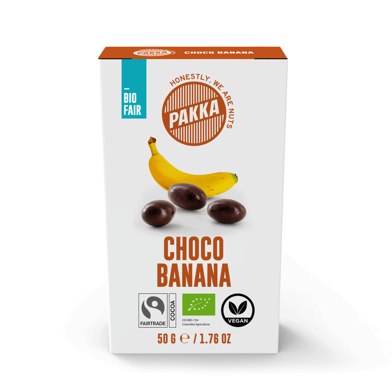 Pakka Choco Banana, Bio & Fairtrade, 50g - Produktbild