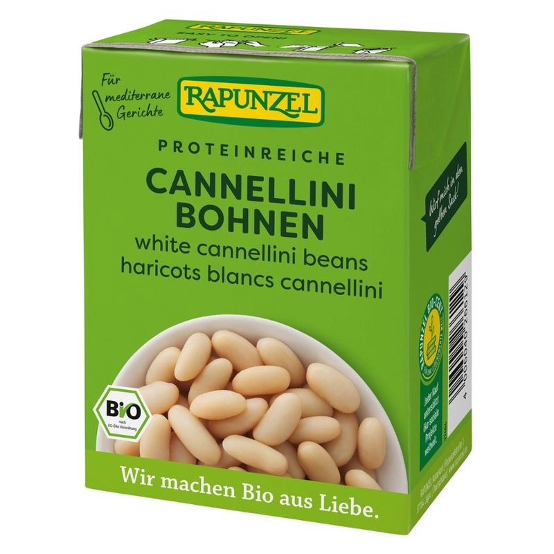 Rapunzel Weiße Cannellini Bohnen im Tetra Pak - Produktbild