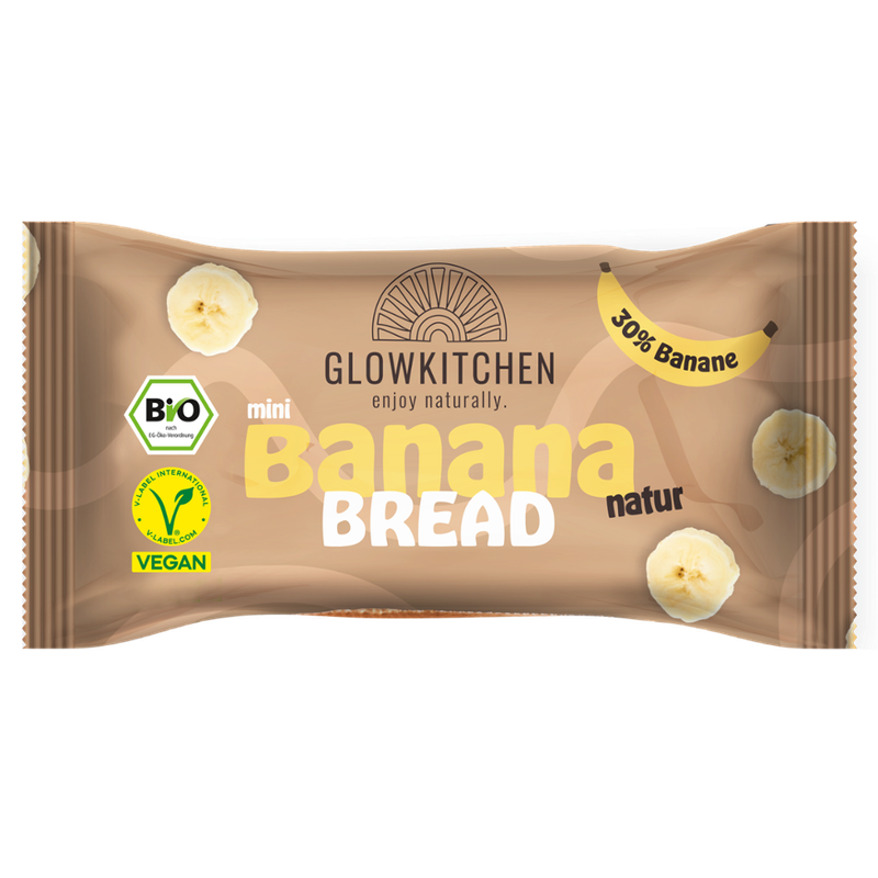 Glowkitchen Glowkitchen Banana Bread Mini Natur 70g - Produktbild