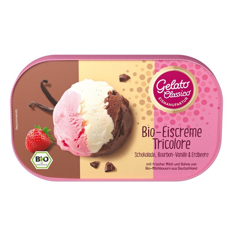 Gelato Classico Eismanufaktur Gelato Classico Bio-Eiscreme Tricolore - Produktbild