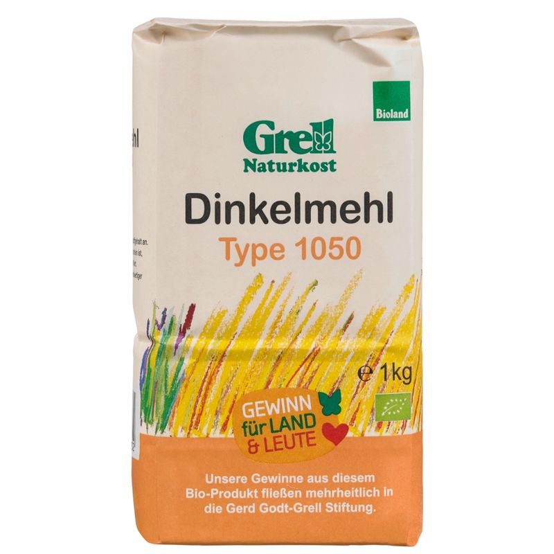 Grell Naturkost Dinkelmehl Type 1050 (Bioland) - Produktbild
