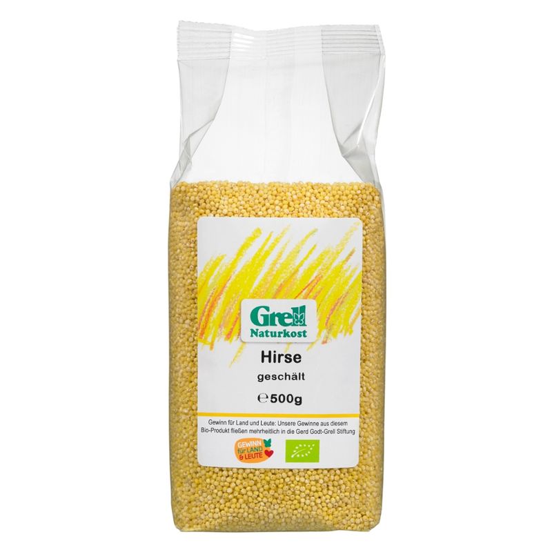 Grell Naturkost Hirse, geschält - Produktbild