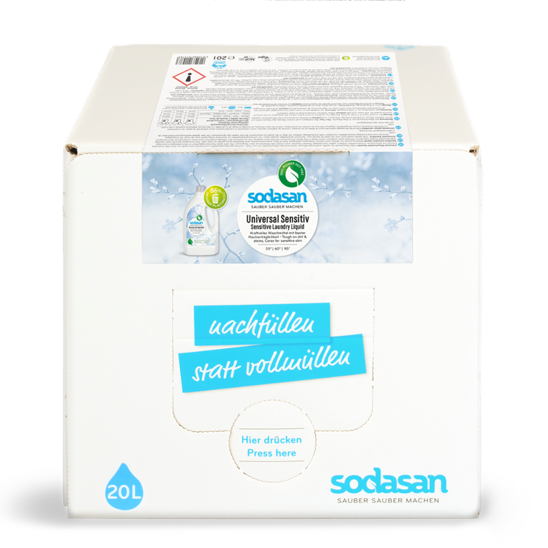 sodasan Laundry Liquid Sensitive 20l BiB - Produktbild
